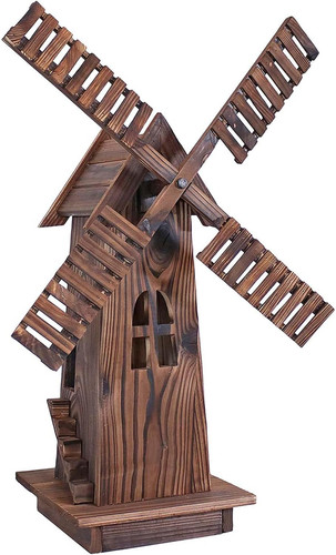 Wooden dutch windmill back - dutch,