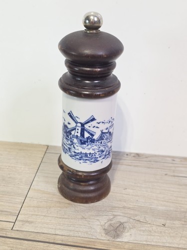 Vintage dutch windmill - vintage,